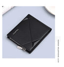 Men's Slim Wallet Genuine Leather Mini Purse Casual Design Bifold Wallet Brand Short Slim Wallet WILLIAMPOLO Luxury brand