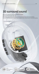 SmailWolf-L80 Bluetooth wireless three-mode headphones headset lightweight headset 2.4G gaming headsets sports bass