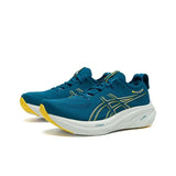 Original Asics Nimbus 26 Running Shoes Men Cushion Stability Asics Sports Shoes Unisex Sneakers White