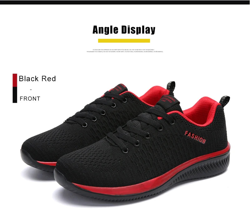 Zapatillas deportivas YRZL para hombre, ligeras, deportivas, clásicas, de malla, transpirables, informales, antideslizantes, a la moda