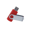 Unidad flash USB de 32 GB, 16 GB, de metal, giratoria, portátil, de 64 a 128 GB, con USB 2.0