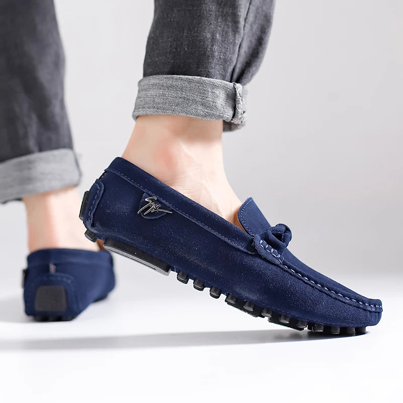 British Style Fashionable Red High-End Banquet Dress Shoes Men's Commuting Driving Work Loafer for Men's Anti-Slip Shoes