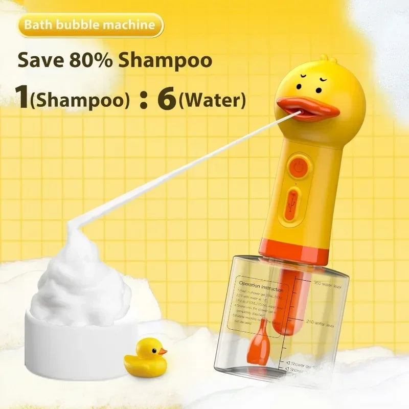 Electric Dog Cleaning Foam Machine Automatic Soap Dispenser for Bathing Rechargeable Shampoo Mix Bottle Pet Products