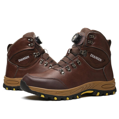 Rotating Button Safety Shoes Men Work Sneakers Indestructible Shoes Puncture-Proof Protective Shoes Work Boots Tactical Boots