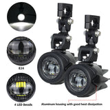 Upgrade Motorcycle fog light Auxiliary Lights Brighter Lamp 40W 6000K for BMW R1200GS F800GS F700GS F650 K1600