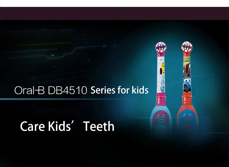 Oral B Electric Toothbrush for Kids Rotation Clean Teeth for Kids 3+ Soft Bristle for Child Waterproof Toothbrush
