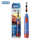 Oral B Electric Toothbrush Children Rotary Clean Soft Bristle 2 Min Timer Waterproof Teeth Brush with Replacement Brush Refill