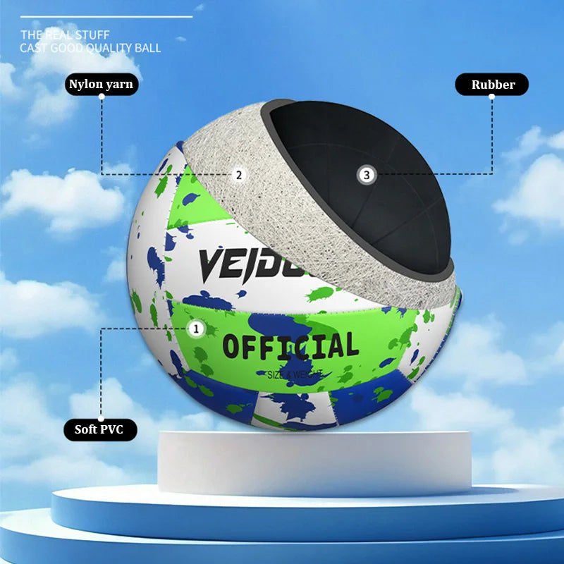 Professional Volleyball for Competition Training High Bounce PVC Material Durable Shockproof Official Size Match Ball Trending