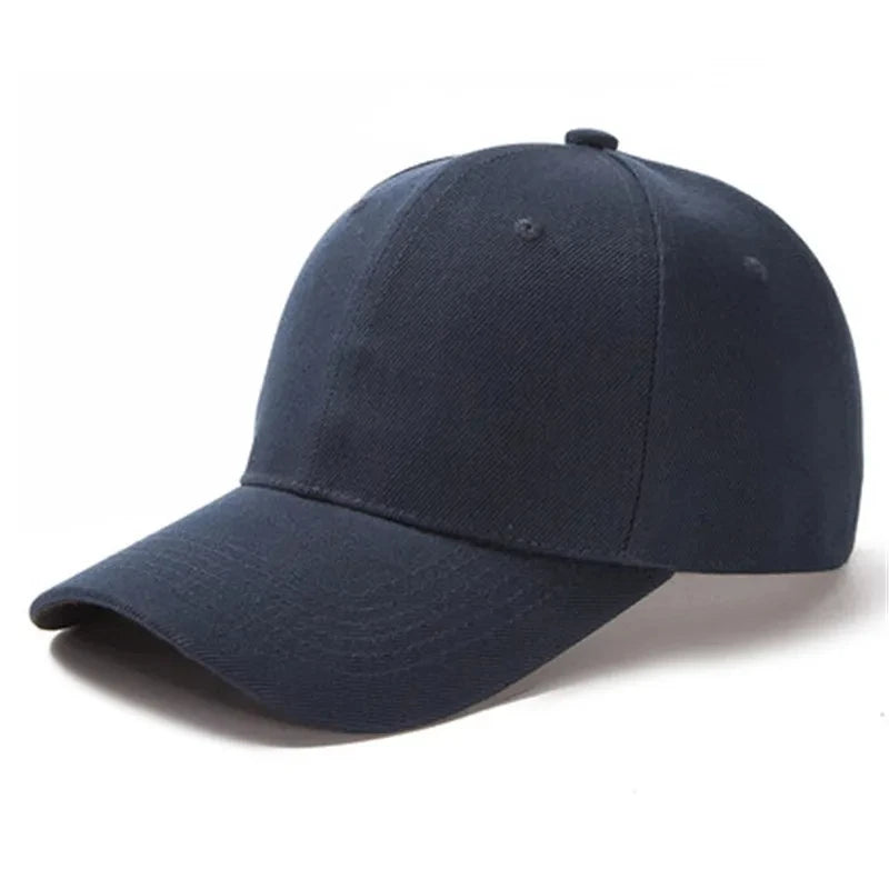 Solid Color Baseball Caps for Women Men Summer Sun Hats Adjustable Snapback Hats Unisex Street Hip Hop Hat Sun Visor Caps
