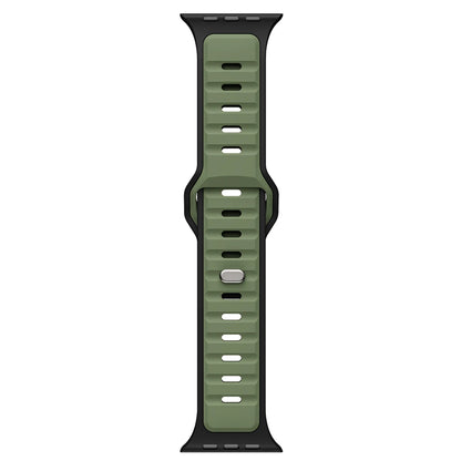 For Iwatch Series 11 10 9 8 7 6 5 4 SE3 Ultra 1 2 Silicone Strap Sports Band for Apple Watch 49mm 46mm 45mm 44mm 42mm 41mm 40mm