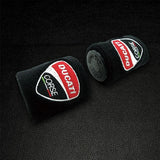 Motorcycle Embroidery Front Fluid Oil Brake Reservoir Sock Cover for Ducati Monster Panigale Diavel Superleggera V4 V2 Scrambler