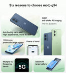 Motorola MOTO G54 Smartphone 5G Global ROM Original Dimensity 7020 8GB 256GB 50MP camera 6.5-inch 120Hz LCD Display Cellphone