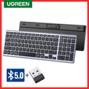 UGREEN Keyboard Wireless Bluetooth 5.0 2.4G Russian/Korean/EN 99 Keycaps For MacBook iPad PC Tablet USB C Rechargeable Keyboard