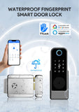 Fingerprint Lock Waterproof Tuya Wifi Remote Control Bluetooth TTLock App Mechanical Electronic Smart Door Lock For home