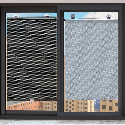 Sunshade Roller blinds Curtains Blackout Curtain Suction Cup Punch-free Retractable Window Kitchen Roller Curtains for Bedroom