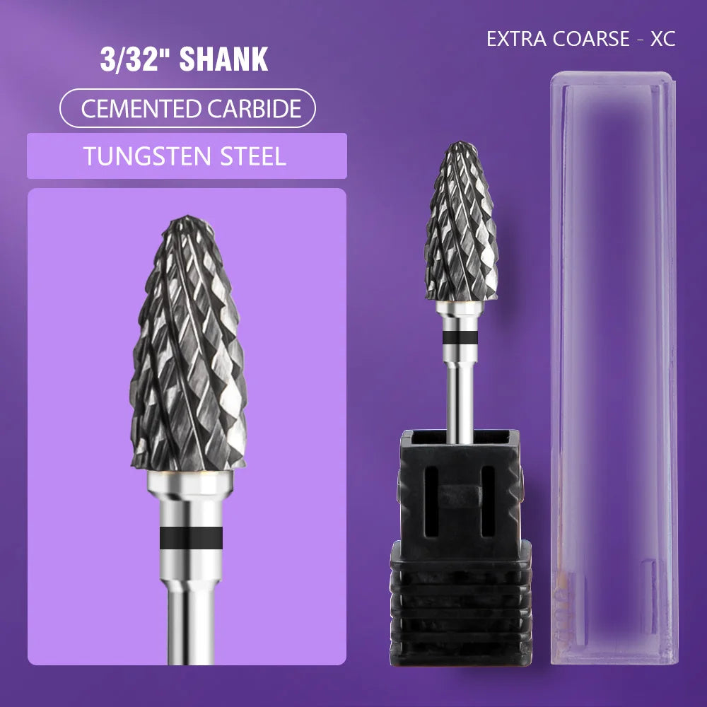 1pc Nail Drill Bit Rotate Burr Milling Nail Cutter Bits Electric Drill Machine For Manicure Pedicure Tools