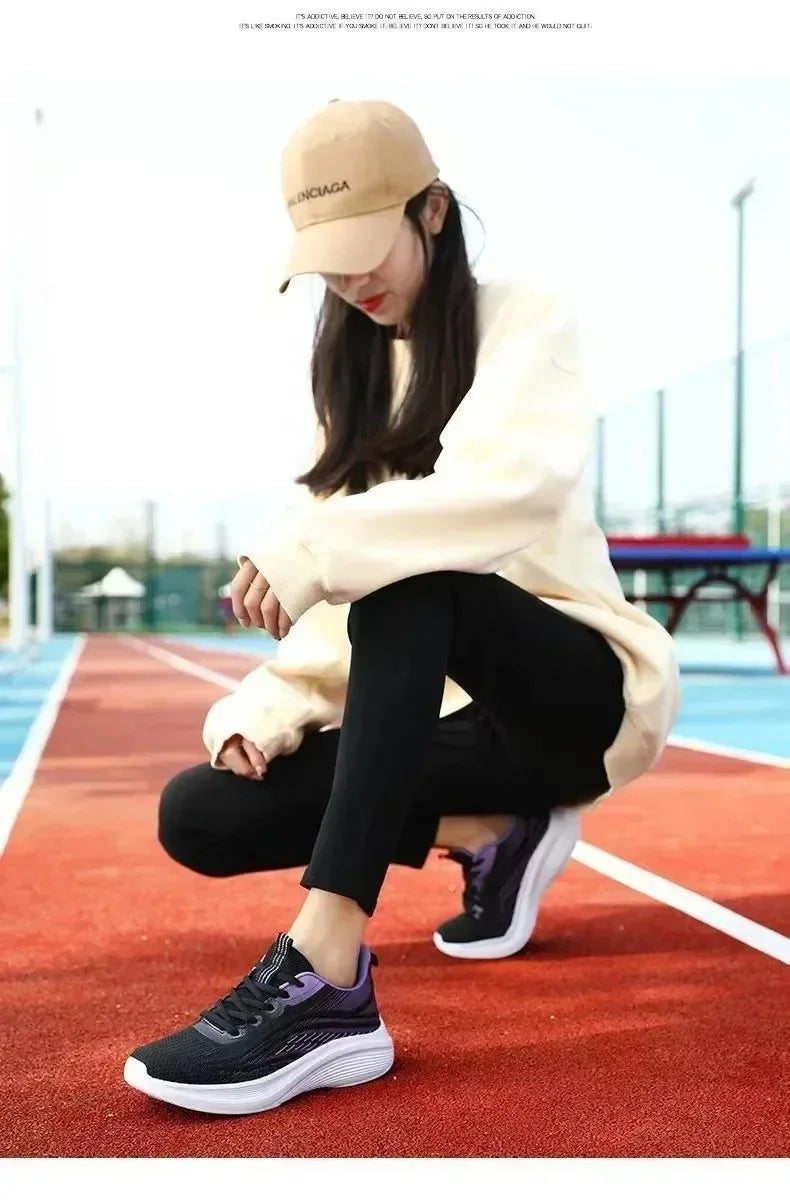 2025 Casual Running Summer Fashion Anti Slip Hiking Mesh Breathability Athletic Shoe Tennis Woman Trend  Woman Sneakers Couple