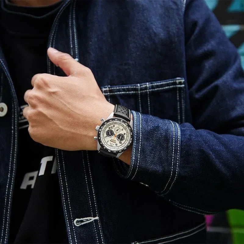 CITIZEN Men Watches Luxury Trend Quartz Calendar Waterproof Multi Function Fancy Round Watch Stainless Automatic Watch