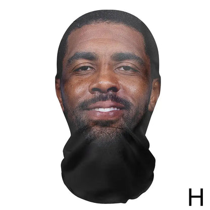 Máscara creativa de Kanye con impresión 3D, malla elástica, máscara facial completa, tocado para cosplay, artículos novedosos, accesorios de fiesta para cosplay para hombres y mujeres