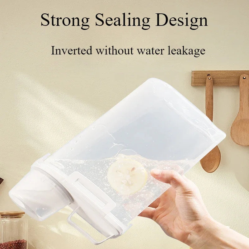 1 Pcs 2.5 L Food Grade Grain and Miscellaneous Grain Storage Box, Rice Bucket Storage Tank, Sealing Tank, Kitchen Utensil