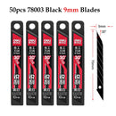 Deli 10pcs/box Knife Blade 9mm 18mm SK5 Metal Blades for Home School Supplies Art Craft Paper Box Cutting Utility Knife Tool