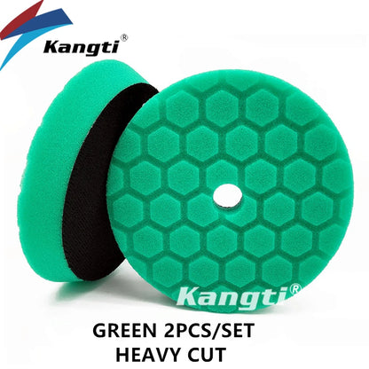 5 (125mm)/6 (150mm) Inch Car Waxing Buffing Pad Germany Foam Polishing Disc Auto Care Repair Tools Wax Pads for Car Detailing