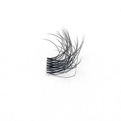 5D DIY Cluster Invisible band Lashes Segmented Bundle Thick Eyelashes Extension Russian Volume Individual False Lashes Cilios