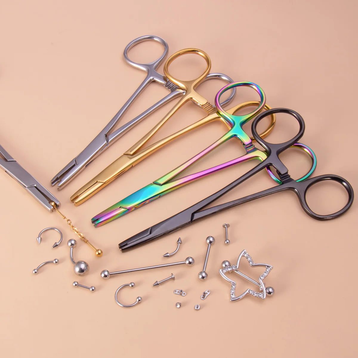 1pc Unscrew Tight Ball Pliers Piercing Jewelry Tool Surgical Steel Dermal Anchor Holding Pliers Piercing Tool Dermal Forceps