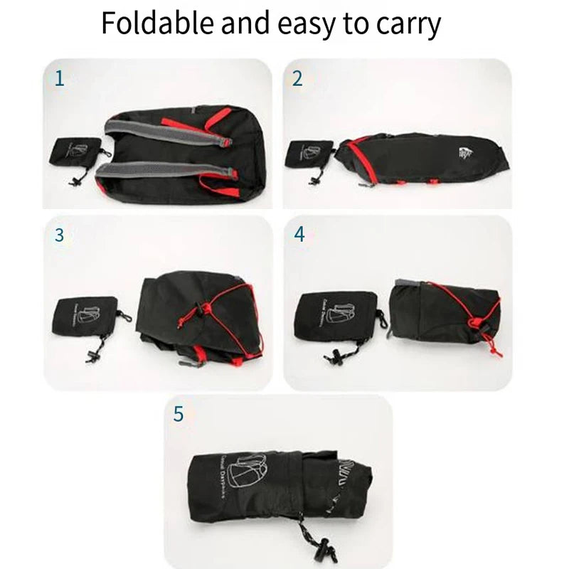 Multi Functional Folding Waterproof Sports Backpack Outdoor Camping and Hiking Portable Daily Bag Travel Backpack