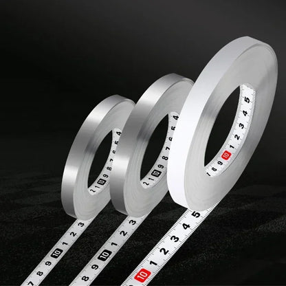 Self-Adhesive Measuring Tape Stainless Steel Workbench Ruler Adhesive Backed Tape Measure Metric Scale Rust-Proof Durable Ruler