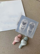 1Pc Skirt Lace Heart  3D Acrylic Mold Nail Art Decorations  DIY Design Silicone Decorated  Nail Art Templates Nails  Mold