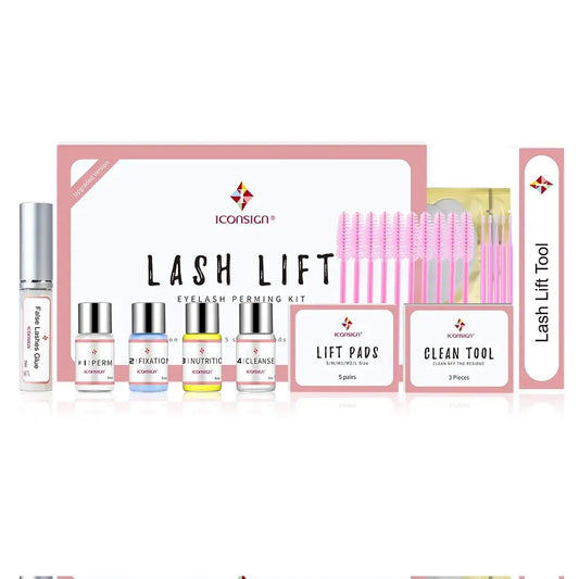 ICONSIGN - Kit de levantamiento de pestañas, permanente Calia, potenciador de pestañas, herramientas de maquillaje, versión mejorada, duración de 6 a 8 semanas 