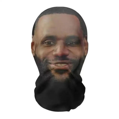 Máscara creativa de Kanye con impresión 3D, malla elástica, máscara facial completa, tocado para cosplay, artículos novedosos, accesorios de fiesta para cosplay para hombres y mujeres