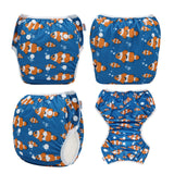 Pañal de baño reutilizable U PICK ALVABABY con diseño de moda para bebés menores de 1 año