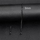 Pulsera de cadena gruesa de acero inoxidable para hombre, resistente al agua, de 3 a 11 mm, estilo cubano, estilo punk clásico, joyería pesada.