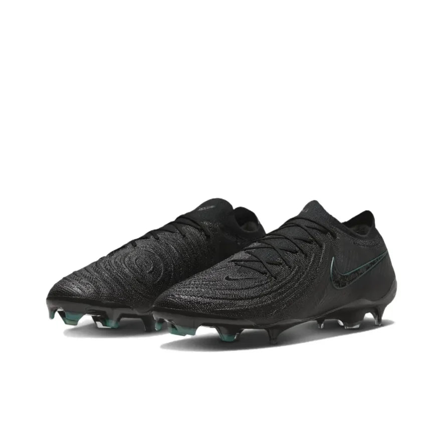 Botas de fútbol Nike Phantom GX 2 Elite FG Low-Top para hombre, cómodas y estables, con agarre y resistencia al desgaste, color negro
