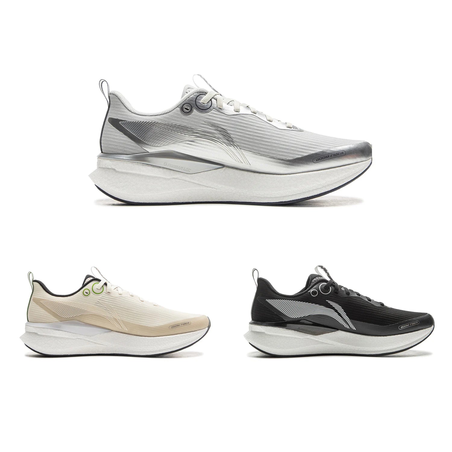 Li-Ning Men's RED HARE 8 PRO Racing Running Shoes BOOM Cushion LN DWR Water Repellent Breathable LiNing Wearable Sneaker ARPV015