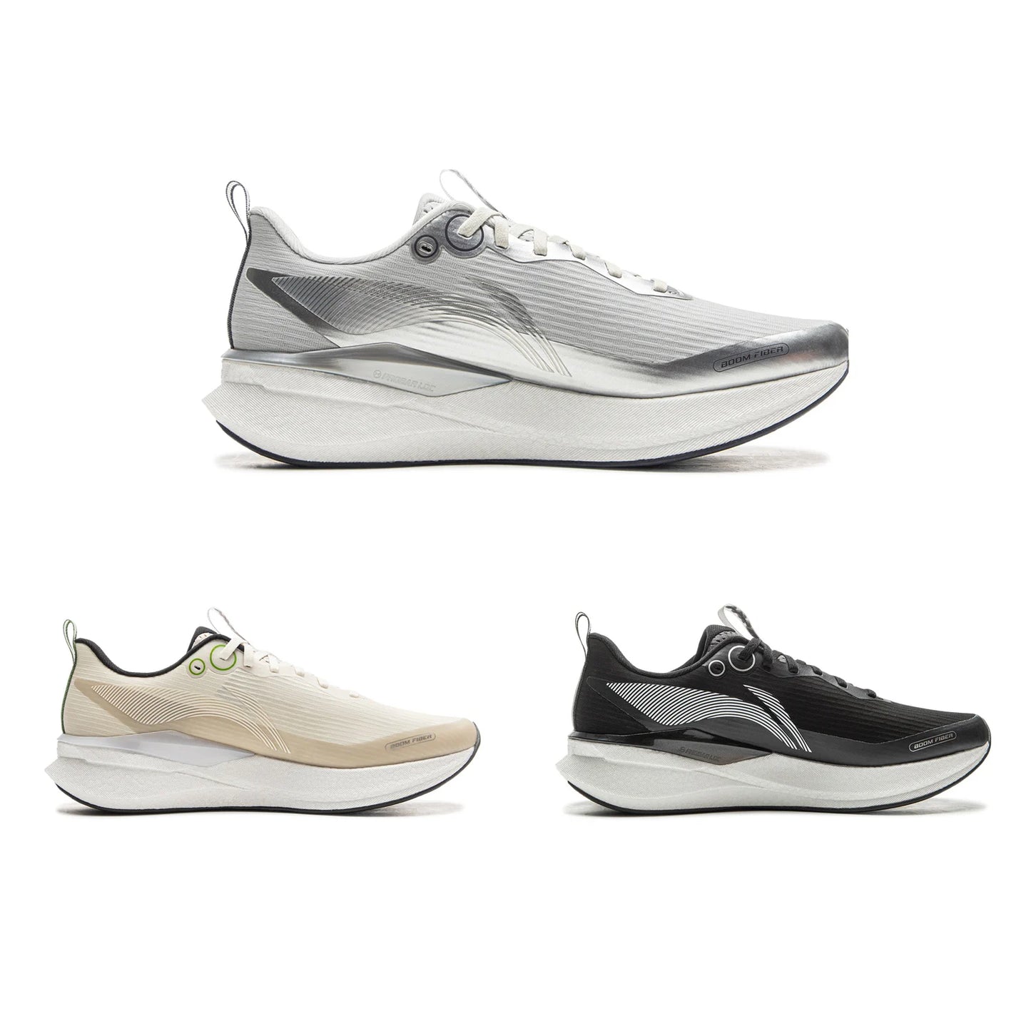 Li-Ning Men's RED HARE 8 PRO Racing Running Shoes BOOM Cushion LN DWR Water Repellent Breathable LiNing Wearable Sneaker ARPV015
