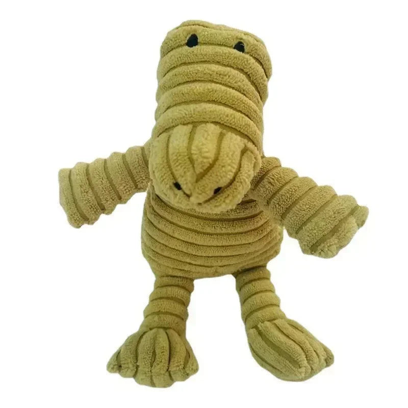 Pelúcia Corduroy Toy Dog, Forma Animais, Mordida Resistente, Brinquedos Squeaky, Pet Products, Acessórios de treinamento, Pequenos e Grandes Cães