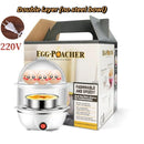 Electric egg cooker kitchen breakfast machine new multi-functional 220V double layer egg cooker mini steamer egg cooker