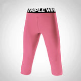 Kids Boy Girl Capri Running Tights Pant Children Basketball Football Soccer Fitness Exercise Sport 3/4 Cropped Legging Shorts J8