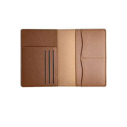 New Travel PU Passport Cover High-capacity Multiple Card Slots Passport Bag Ticket Holder Bussiness Passport Protective Cover