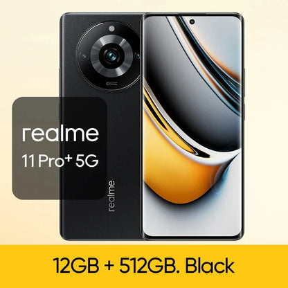 Realme 11 Pro Plus 5G Global version 6.7inch Screen 120Hz  CPU Mtk Dimensity 7050 200MP Camera 12GB RAM 1TB Storage used phone