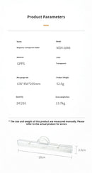 Magnetic Transparent File Folders Strong Suction Not Easy To Fall Off Multifunctional Office Supplies File Folders