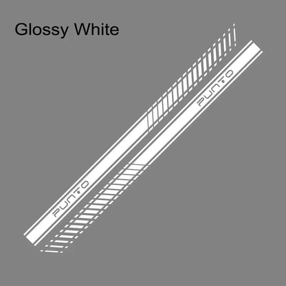2pcs Car Long Side Stripes Stickers DIY Auto Vinyl Film Decals For FIAT Punto DIY Automobiles Decoration Car Tuning Accessories