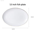 1pc Dish And Plates Bone china Dinner Set China Health Tableware White Ceramic Fruit tray  Soup plate Bowl Dish Gift Porcelain