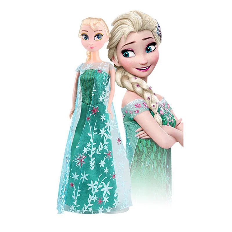 8 Styles Disney Frozen 2 Doll Girls Toys Princess Anna And Elsa Figure Dolls Movable Joints Children Christmas Gift 30cm