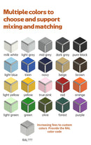 Modern Modular Low TV Cabinet｜3-Tier Sideboard with Drop Doors｜Steel Frame Storage Bench Unit | Minimalist Low Media Console