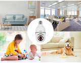 Bulb E27 Surveillance Camera Full Color Night Vision Automatic Human Tracking Zoom Indoor Security Monitor Wifi Miini IP Camera