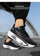2025 New Men's Sneakers Thick Bottom Cushioning Running Shoes Athletic Training Carbon Plate Jogging Shoes Women's Tennis Shoes
